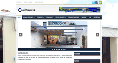 Desktop Screenshot of caupolicantents.com